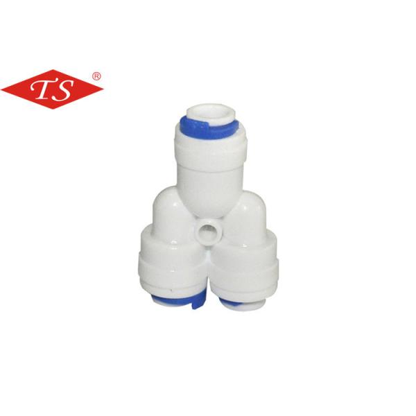 Quality 1/4" Tube Water Purifier Accessories K702/K706 Tee Joint Y Shape Quick Connector wholesale