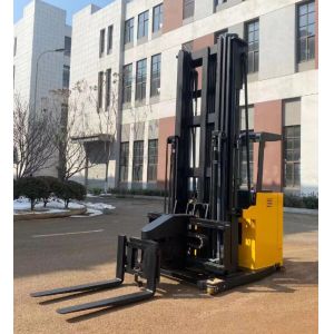 1.5 Tons Narrow Channels Pallet Stacker Electric Forklift Stacker Fork Rotation