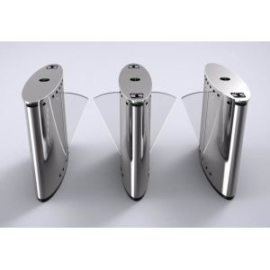 SUS 304 Stainless Steel Flap Pedestrian Turnstile Gate flow Access Control Gate