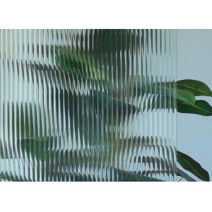 4mm-15mm Customized Size Patterned Glass with Various Flower Type Aqualite /