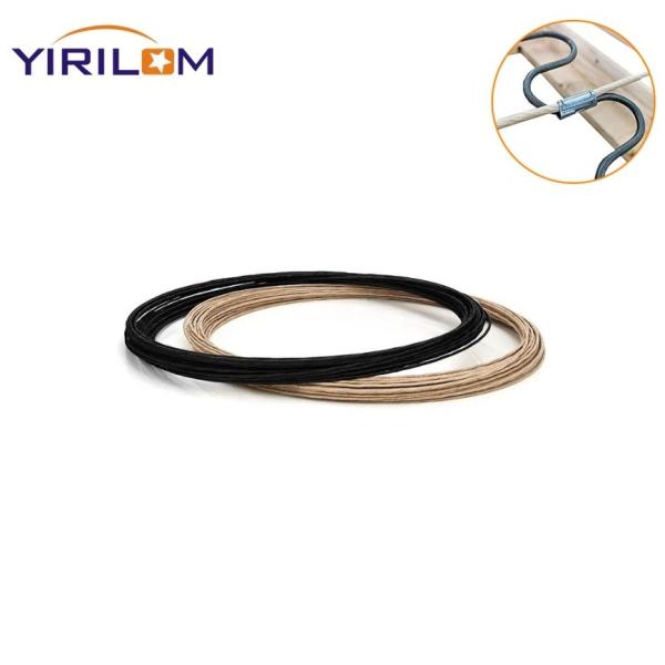 Quality 1.6 Mm 2 Mm Plastic And Paper Covered Wire For Sofa Zigzag Spring Fixing wholesale