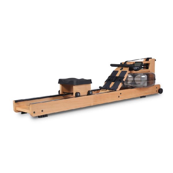 Durable Commercial Grade Gym Equipment , Solid Beech Material Waterrower Rowing