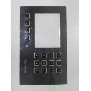 Custom PC PET Membrane Control Panel With Clean Window Full Key Emboss SGS