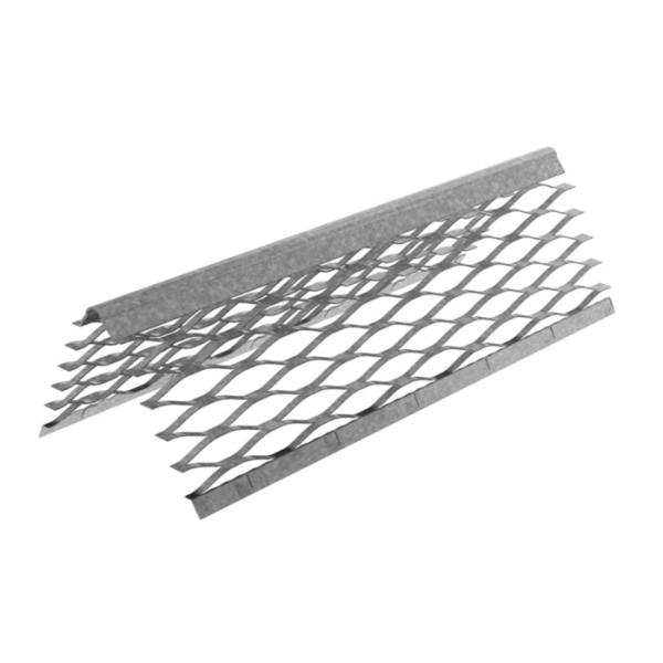 Quality Galvanized Steel L2.5meter Expanded Corner Bead With Reinforeced Flange wholesale