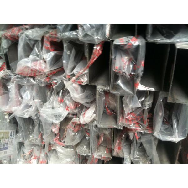 Welded Stainless Steel Square Pipe For Staircase Railings / Shutters / Railings