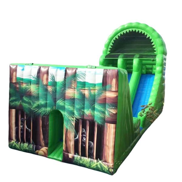 Customized Size Inflatable Santa Claus Castle Night Club Bounce House for 14