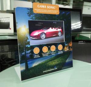 Cheap Customized POS Player / Video LCD Brochure Point of Purchase LCD Counter Display for sale
