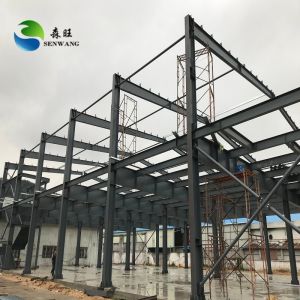 ISO 9001 Certified Steel Structure Warehouse with Custom Wall Cladding