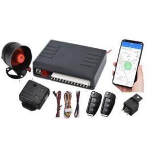 Custom SOS Smart Car Alarm System With Siren Relay Central Lock System