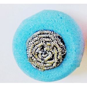 Replaceable SS Kitchen Sponge Scrubber With Strong Decontamination Power