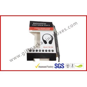 Customized Printed CardBoard Electronics Packaging , Card Board Self Seal