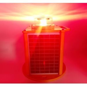 Low Intensity 32.5cd Red Solar Powered Obstruction Light