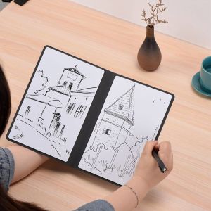 Custom Whiteboard Notebook Magnetic Dry Erase Notepad With Cover