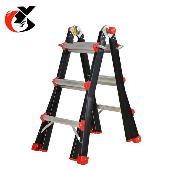 Quality Multi Position Telescoping Aluminium Alloy Ladder 150KG Capacity wholesale