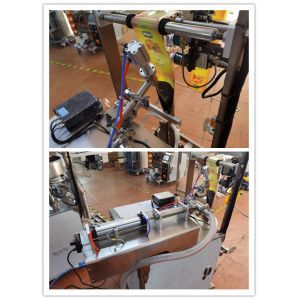 10-100ML 3 sides sealed liquid paste packing machine