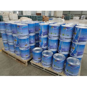 Blue Polyurethane Waterproof Coating For Bldg Basements Easy Construction