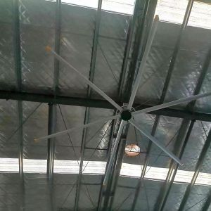24ft Aluminum Magnesium Alloy HVLS Industrial Ceiling Fan For Warehouse High