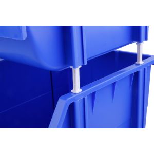 Customized Color PP Plastic Bin for Industrial Workbench Workshop Shelf