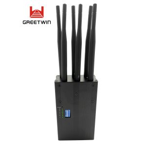 LTE 700MHz LTE2300MHz LTE2600MHz 6 Band Portable 3G 4G Cell Phone Signal Jammer