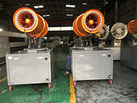 60L/Min 50m Movable Mist Cannon Dust Removal For Demolition Site