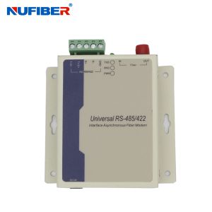 RS485 Rs422 To Fiber Converter SM Bidi 20km Support 5V DC power input