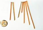 10Ga Metal Flanged CD Stud Welding Pins , Copper Plated Weld Pins For Marine