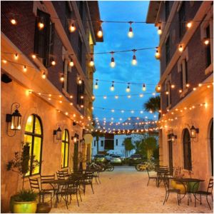 Wedding Lighting, E27 Base Hanging Sockets Outdoor Decorative S14 LED Bulb