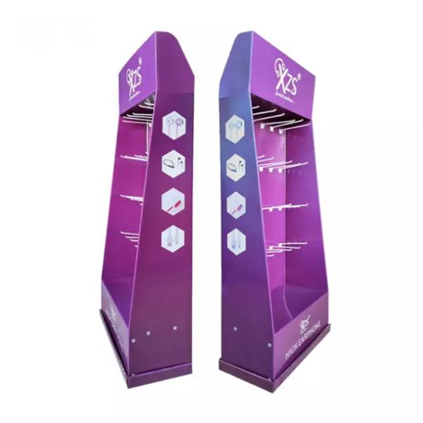 Quality Custom Design Cardboard Display With Hooks For Phone Accessories wholesale