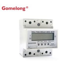 Multi-Function 1P Single Phase Din Rail Volt Amp Watt Meter