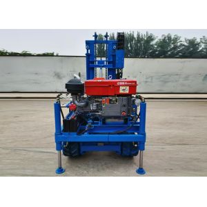 Large Horsepower Hydraulic Crawler Mounted Drilling Rig For Water Borehole
