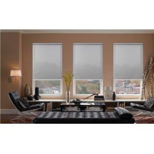 Anti UV White Roll Down Blinds , Blackout Roller Blinds Bunnings Dustproof