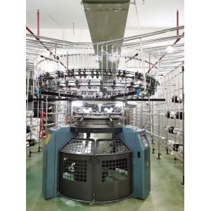Three Thread Single Jersey Fleece Knitting Machine Circular Textile Machine
