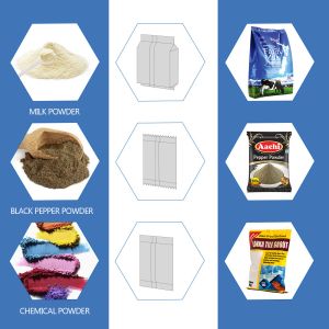 304SS Powder Mixing Conveyor Weighing And Packing Machine Vertical