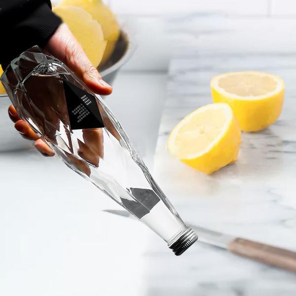 FDA 350ml 500ml Glass Drink Bottles Frosted Wine Glass Bottles