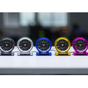 13 Parameters Car Gauge Meter High Resolutions 2 Dial Display