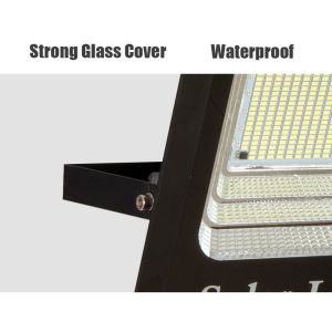 1880lm 200W Solar Panel Flood Lights Polycrystalline 378PCS LED Motion Sensor