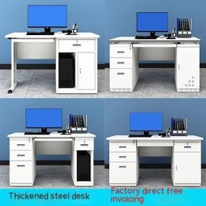 Customizable Thickened Steel Office Desk and Chair Combination with ISO