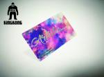 Neon Printing Plastic Business Cards With Chip Magnetic Stripe Hot Stamp Emboss