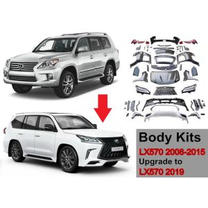 Black Lexus Body Kits Facelift For LX570 2008 - 2015 , Upgrade To LX570 2019