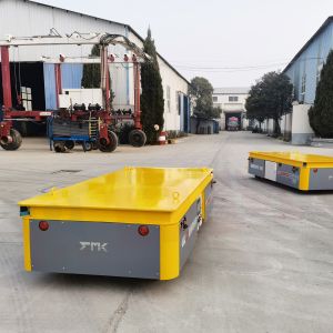 Battery Operated 5 Tons Mold Steerable Transfer Trolley PLC Control