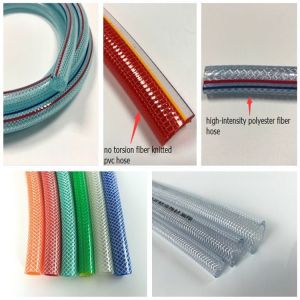 green Color PVC Fiber Reinforced Garden Hose for Watering/PVC Garden Hose