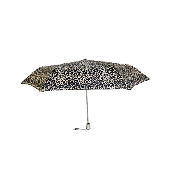Quality Lepoard Printed Anti UV Mini Windproof Pocket Umbrella wholesale