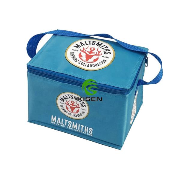 Quality 330ml Beer Can 6 Pack Insulated Cooler Bags Ice Cooling Small Soft Nylon Material wholesale