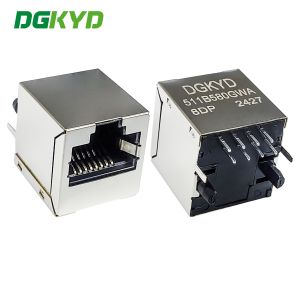 180 Degree Network Interface RJ45 Vertical Interface 100Mbps Ethernet Filter