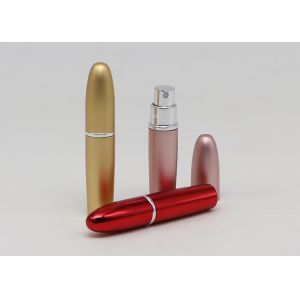 China Mens Travel Refillable Fragrance Portable Perfume Atomiser Spray Bullet Shaped Colorful on sale