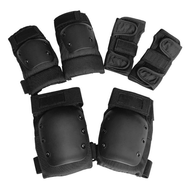 Quality Adjustable S-L Protective Gear Set for Bicycle Skating Knee Pads Wrist Guard Elbow Pads wholesale
