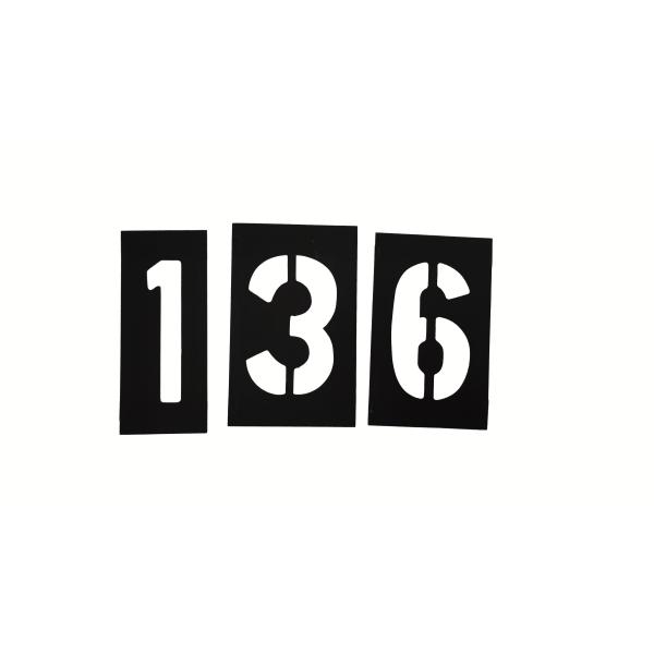 Quality Chemical Resistant And Flexible PVC Stencils For Public 90 Letters 30 Numbers 3 Symbols wholesale