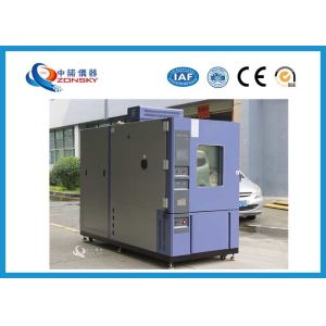 Computer Controlled Thermal Shock Chamber Switch Cold And Hot Air By Cylinder Valve