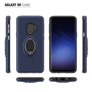 China Car Magnet Magnetic Ring Hybrid Shell Smartphone Protective Case Silver / Black / Red Color on sale