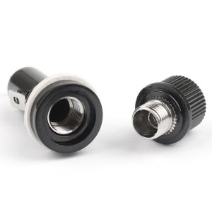 R3-13 H3-13 Panel Fuse Holder Nut Mounting Quick Connect 3AG 6.35x32mm Glass